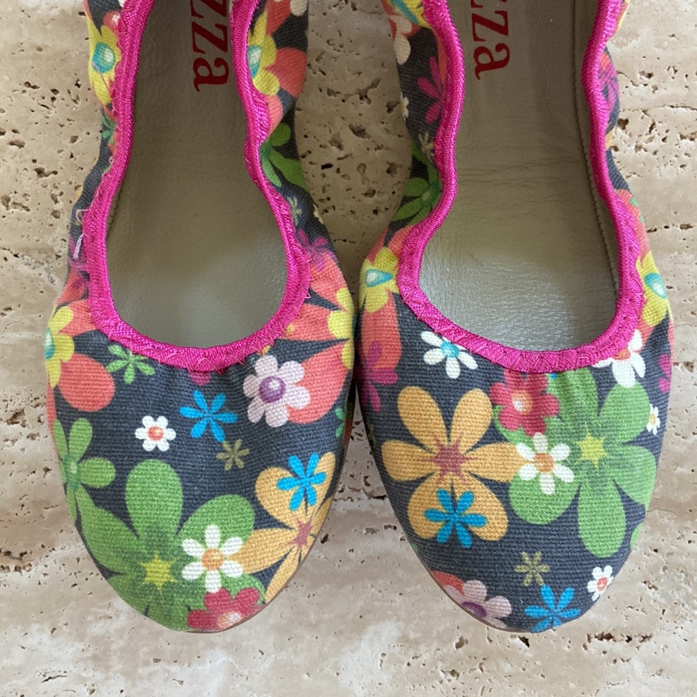 Lizza Flowered Ballet Flats